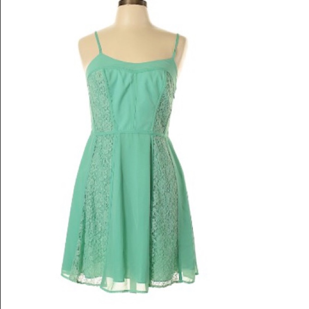 LC LAUREN CONRAD skinny strap dress sz 8